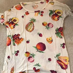 Madewell Pineapple Fruit Super Soft T-Shirt Medium